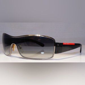 Never Worn - Prada Unisex Black Shield Sunglasses